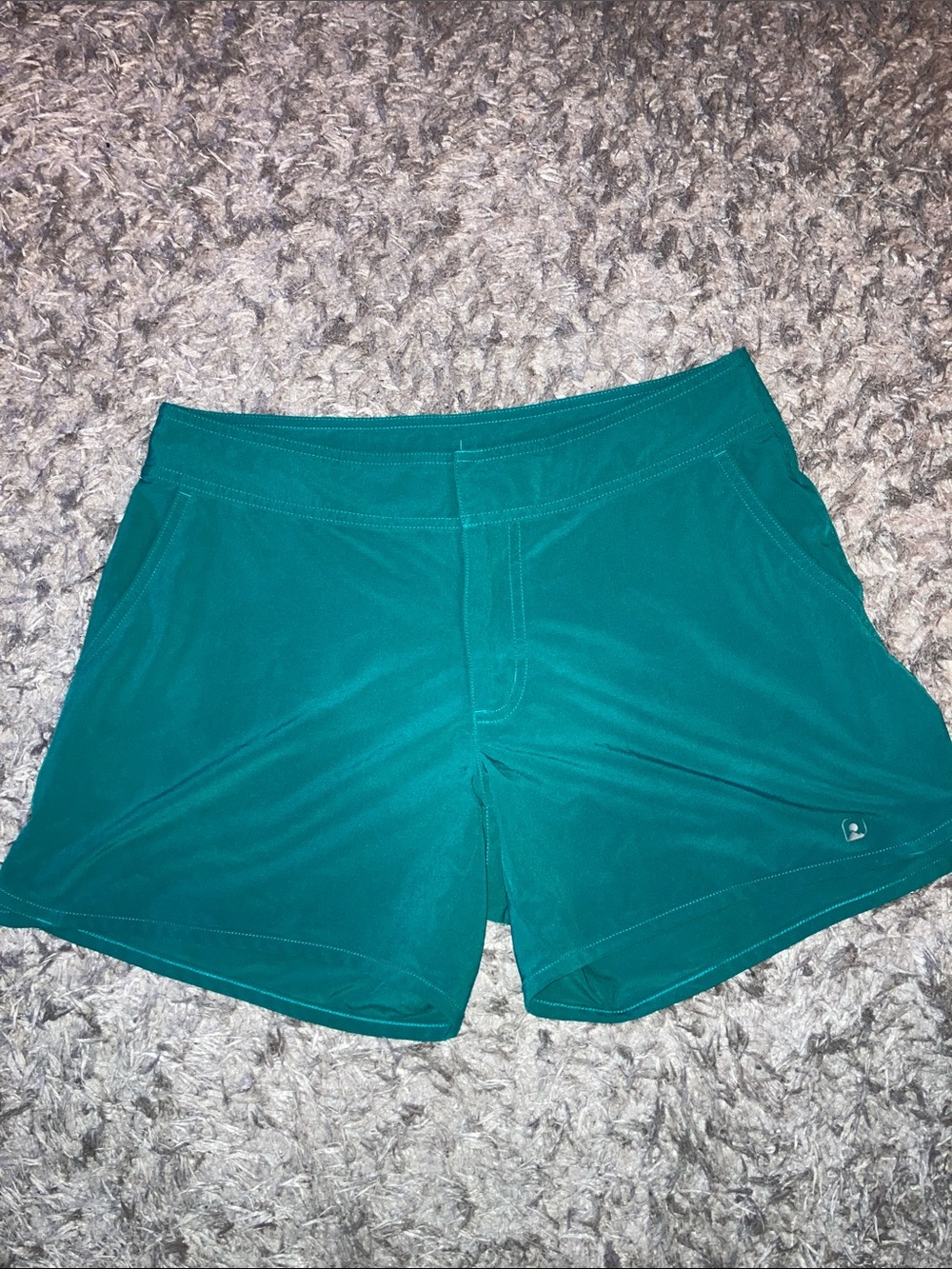 Eastern Mountain Sports Teal Athletic Shorts women’s small SM Ems